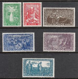 NORWAY MLH #240-245 Complete Set