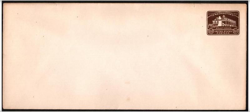 SC#U524 1½¢ Washington Bicentennial #23 Envelope (1932)