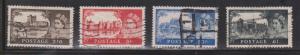 GREAT BRITAIN Scott # 309-12 Used - QEII First Castles Issue Full Set