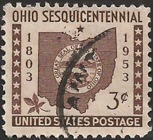 # 1018 USED OHIO STATEHOOD 150TH ANNIV