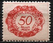 Liechtenstein; 1920: Sc. # J8: MNH Single Stamp