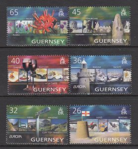 Guernsey 2004 holidays Europa set of 6 Mint NHM