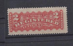 Canada, F1a, Registration Stamps Single,**Hinged**