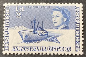 British Antarctica 1963 #1, M.V. Kista Dan, MNH.