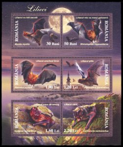 Romania 2006 Bats Scott #4863a Mint Never Hinged