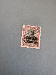 Stamps German Offices in Morocco Scott #51 used