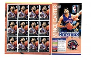 Micronesia 2004 - NBA Toronto Raptors - Vince Carter - Sheet of 12 Stamps - MNH