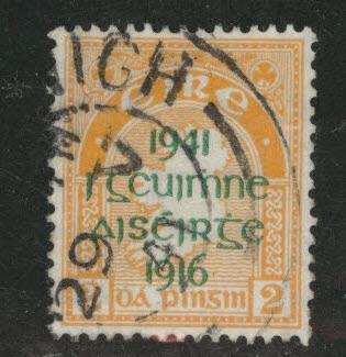 Ireland Scott 118 Used 1941 overprint stamp wmk 262