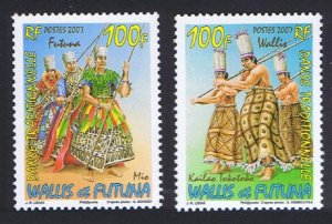 Wallis and Futuna Traditional Dancing 2v 2007 MNH SG#926-927