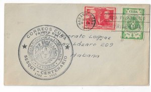 Cuba 1945 150th Anniversary FDC with black cachet