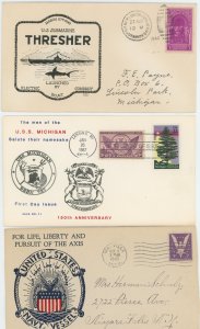 USA - 25 different Navy Cachet Covers - Some nice stuff in here - see scans