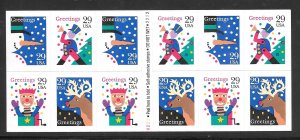 #2799-2802a MNH Complete Booklet Pane Pl# V222-2222