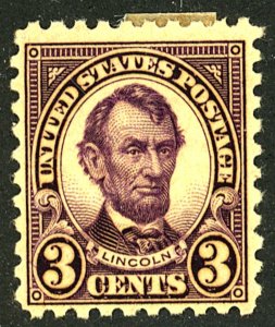 U.S. #584 MINT OG HR