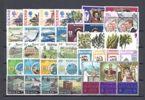 BERMUDA 1970/77 Commemorative Sets Cat £27.30