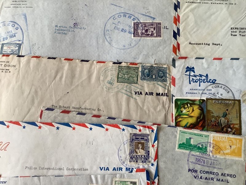 Panama collection of 13 postal items  Ref A836