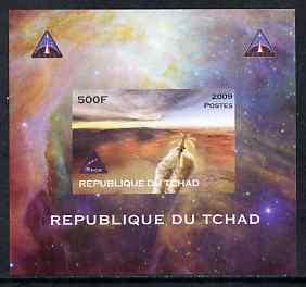 Chad 2009 Space - Orion Mission #2 individual imperf delu...