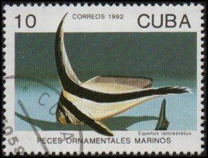 Cuba 3418 - Cto - 10c Jack-knife Fish (1992)