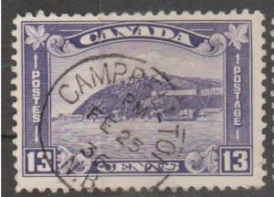 Canada Scott #201 Stamp - New Brunswick Cancel - Used Single