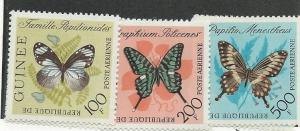 Guinea #C47-C49 Butterflies (MNH) CV$18.75