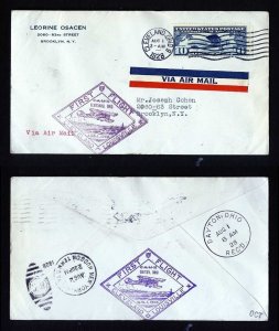 # C10 on CAM # 16 First Flight cover, Cleveland, OH to Louisville, KY - 8-1-1928