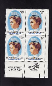 1699 Clara Maass, MNH LR-ZIP blk/4