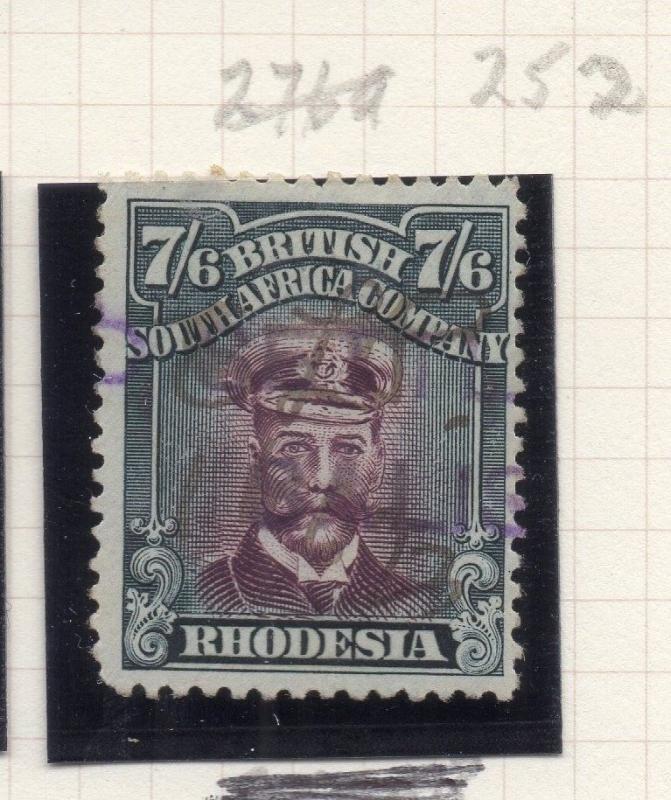 Rhodesia 1913-22 GV Admiral Type Early Issue Fine Used 7S.6d. 274404