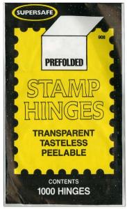 Supersafe Prefolded Stamp Hinges (Pack of 1,000)