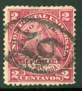 Nicaragua 1882 ABNC 2¢ w/ Managua Cancel VFU L837