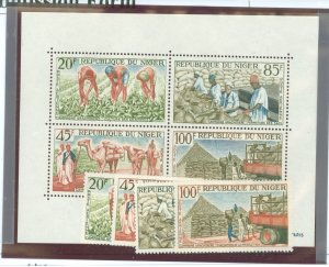 Niger #C31-C34a  Single (Complete Set)