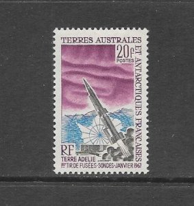 FRENCH SOUTHERN ANTARCTIC TERRITORY -   CLEARANCE#29 ROCKET  MNH