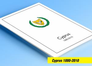 COLOR PRINTED GREEK CYPRUS 1880-2010 STAMP ALBUM  PAGES (136 illustrated pages)