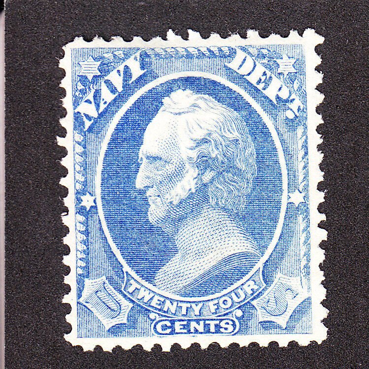 US O43 24c Navy Department Mint VF OG H SCV $425