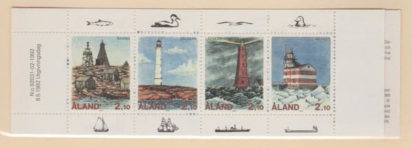 Finland - Aland Islands Scott #67a Lighthouse Stamps - Mint NH Booklet