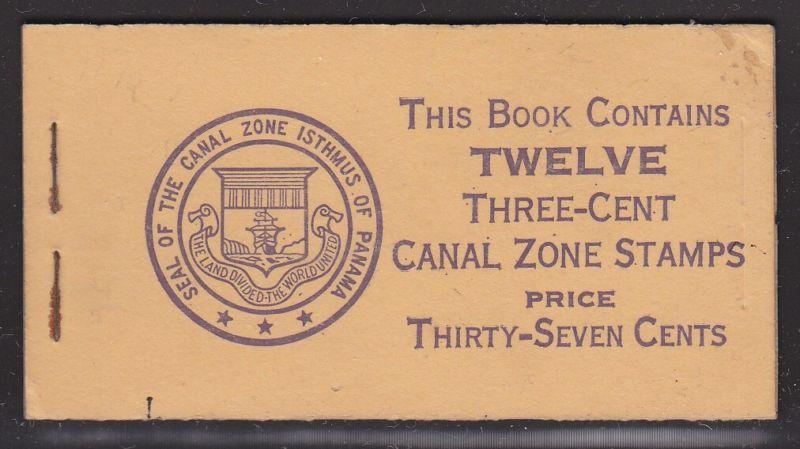 Canal Zone 117A Booklet  complete cv $ 130  ! see pic ! 