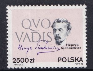 Poland #3081 MNH 1992 famous Poles 2500z