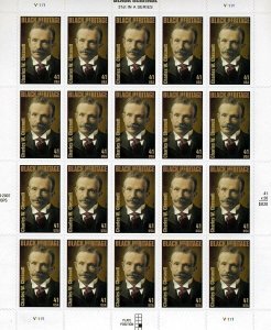 Charles W. Chesnutt Black Heritage Sheet of Twenty 41 Cent Stamps Scott 4222