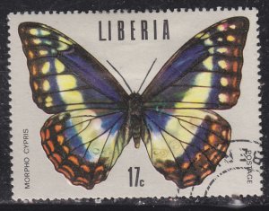 Liberia 686 Tropical Butterflies 1974