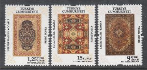 Turkey O315-O317 MNH VF