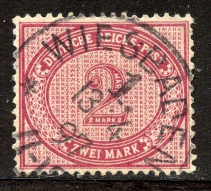 Germany # 36, Used. CV R 6.00