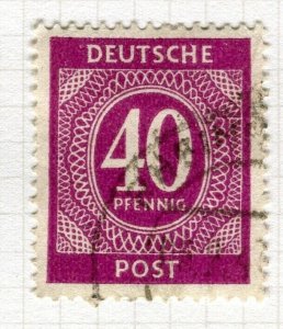 GERMANY BERLIN British/US Zone 1946 numeral issue used hinged 40pf. value