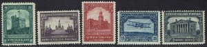 NEWFOUNDLAND 1928 PUBLICITY ISSUE RANGE TO 20C