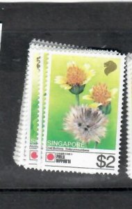 SINGAPORE  FLOWERS SG  669-672    MNH  PPP0827H