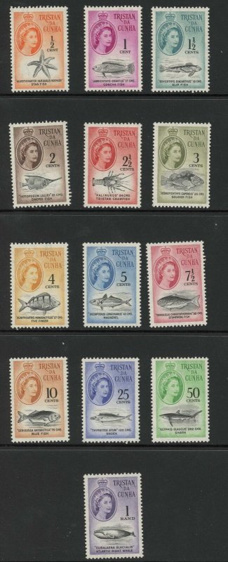 Tristan Da Cunha SG42/54 Decimal Marine Life U/M Cat 90 pounds