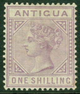 EDW1949SELL : ANTIGUA 1886 SG#30a Top left triangle detached Very RARE Cat £2000 