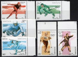 ZAYIX Laos 966-971 MNH Olympics Sports Games Hockey Speed Skating 100123S100