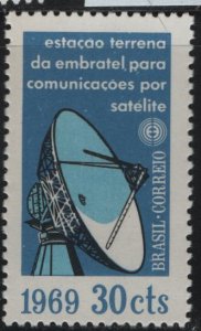 BRAZIL, 1114, MNH, 1969, RADAR ANTENNA