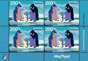 Armenia 2022 MNH** Mi 1292 Children’s Philately Cartoon “Vin the Penguin”