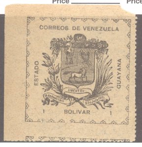 Venezuela- Guyana, Scott #15, FORGERY