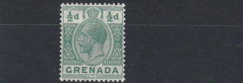 GRENADA  1921 - 31   S G 112  1/2D  GREEN    MH 