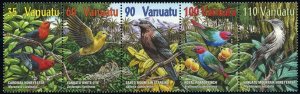 Vanuatu #776-780 Birds Ornithology Nature Postage Stamps 2001 Mint LH